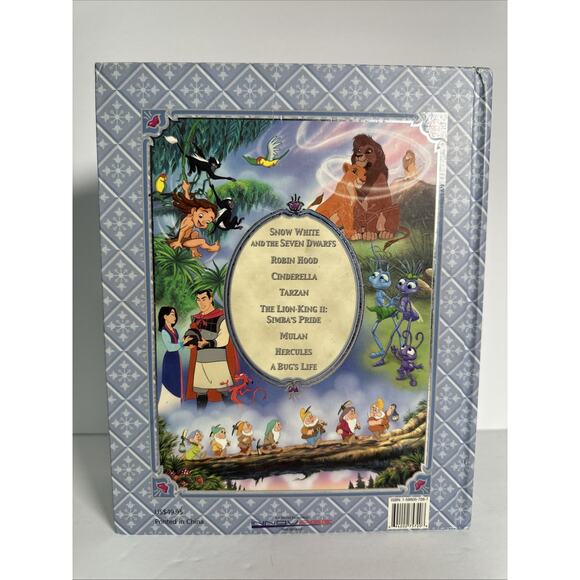 Disney Charming Tales Story Book | Robin Hood Tarzan Bug's Life Mulan Hercules - Picture 2 of 12